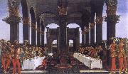 Sandro Botticelli The novel of the Anastasius degli Onesti the wedding banquet France oil painting artist